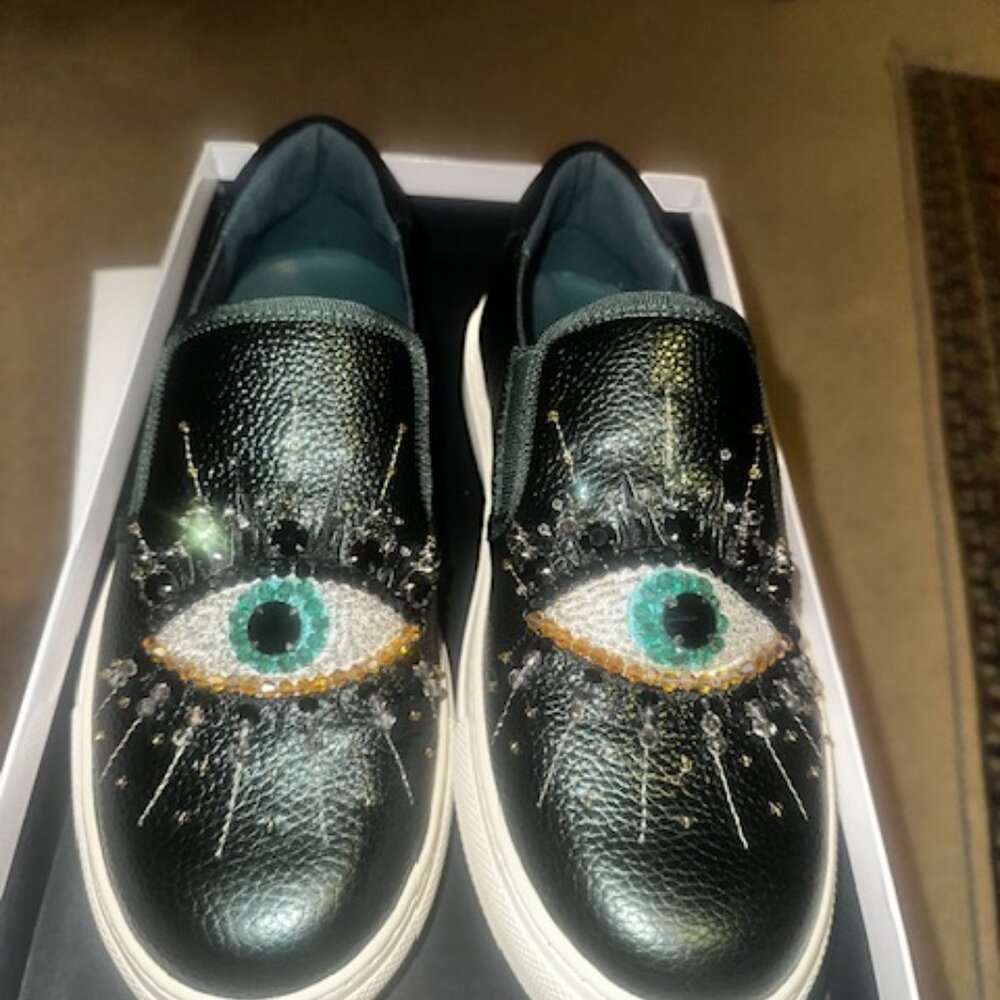 Kurt Geiger Leah Eye Slip-On Sneaker Size 36.5